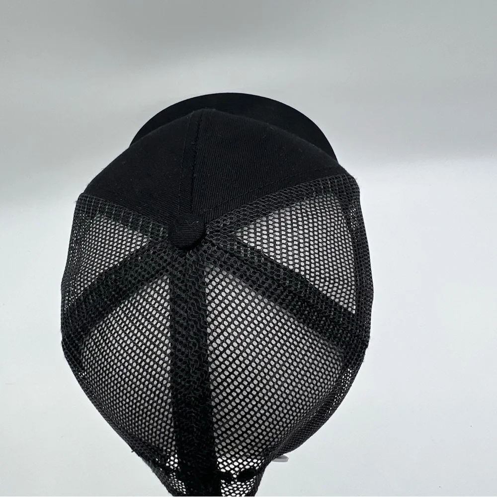 BottleRock Napa Valley Official Black Mesh Trucker Hat Snapback